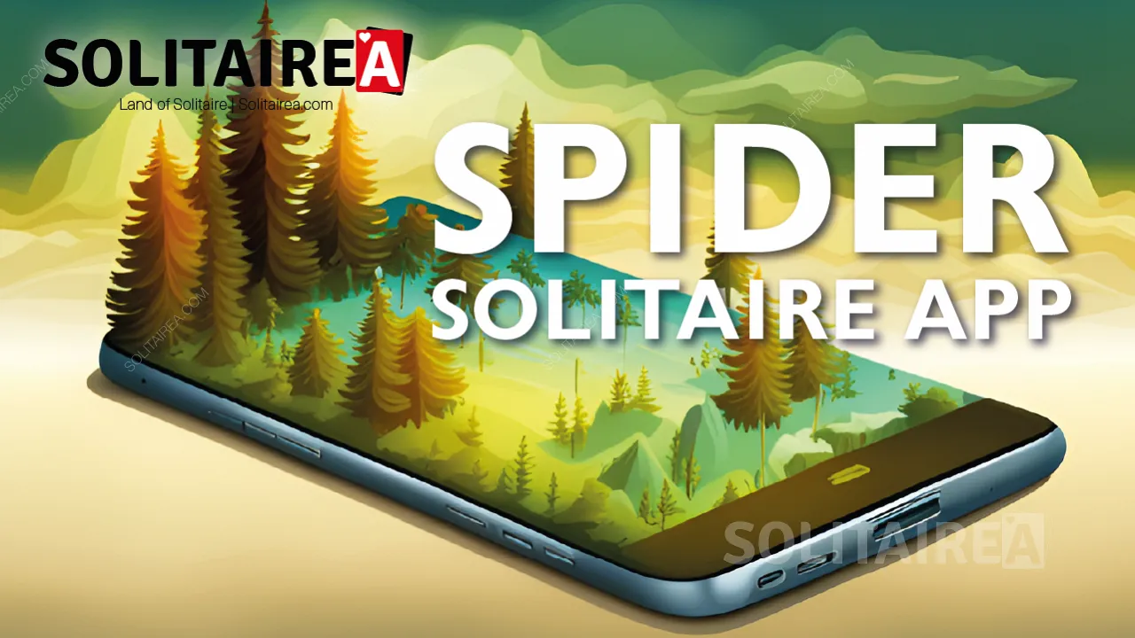 Chơi và giành chiến thắng Spider Solitaire với ứng dụng Spider Solitaire